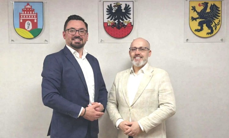 Prezydent Tczewa z wizytą w Miłoradzu. Tematem transport i współpraca sąsiedzka.