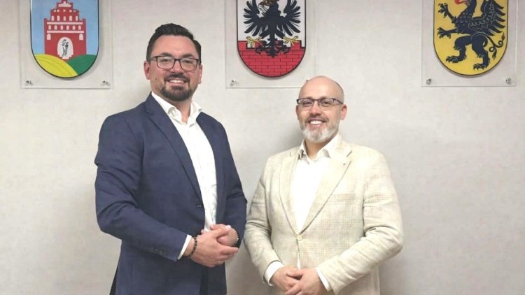 Prezydent Tczewa z wizytą w Miłoradzu. Tematem transport i współpraca sąsiedzka.