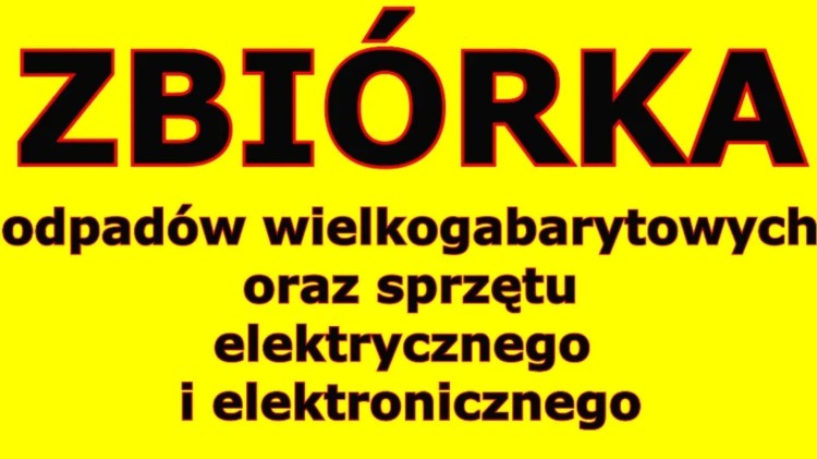 18 kwietnia – zbiórka odpadów wielkogabarytowych, elektroodpadów i tekstyliów w Gminie Malbork.