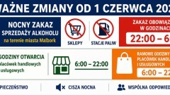 Malbork wprowadza nocny zakaz sprzedaży alkoholu