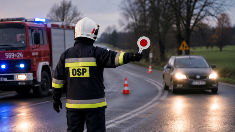 Strażacy OSP z nowymi uprawnieniami. Mogą kierować ruchem drogowym podczas działań
