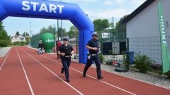 Sztumscy policjanci pobiegli dla Bianki. Charytatywna akcja w Dzierzgoniu.