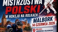 Mistrzostwa Polski w hokeju na rolkach w Malborku. Sportowe emocje na lodowisku OSiR