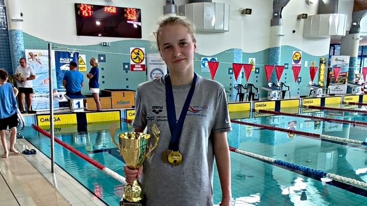 Michalina Kumkowska najlepsza na Pomorzu! Zawodniczka MAL WOPR zdominowała mistrzostwa młodzików