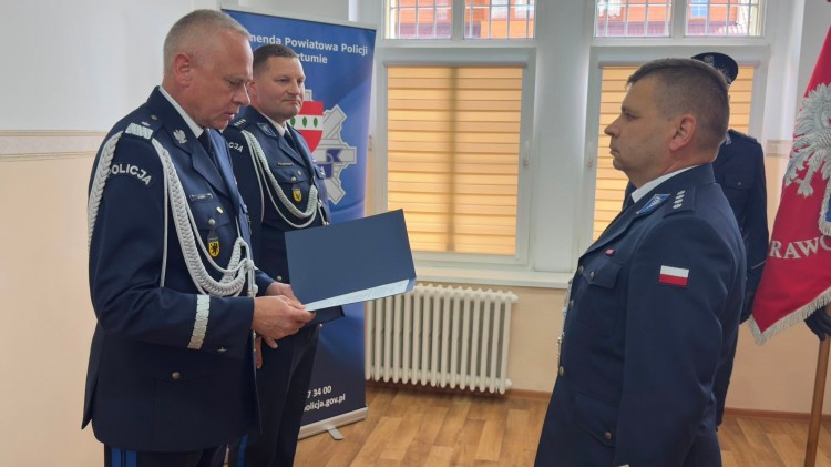Nadkom. Jarosław Kowalkowski oficjalnie nowym Komendantem Powiatowym Policji w Sztumie.