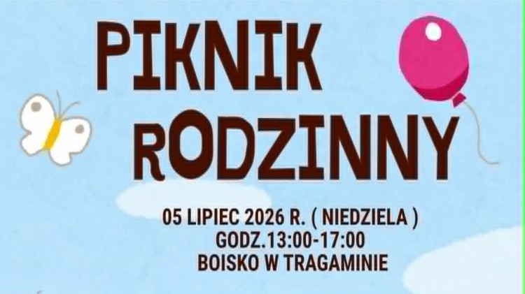 Rodzinny piknik w Tragaminie już w niedzielę. Czeka mnóstwo atrakcji dla dzieci i dorosłych