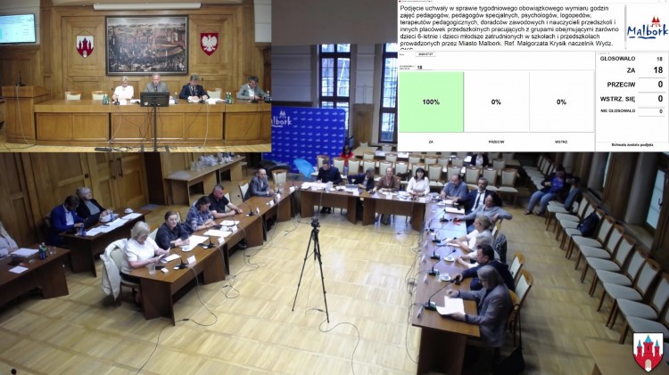 Plan zagospodarowania rejonu ul. Targowej pod lupą radnych. Obejrzyj zapis nadzwyczajnej sesji Rady Miasta Malborka