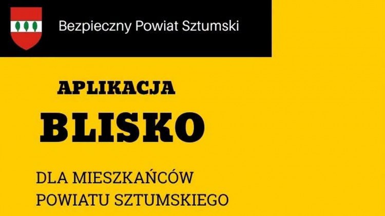 Powiat Sztumski uruchamia system szybkich powiadomień. Mieszkańcy mogą korzystać z aplikacji BLISKO i SMS-ów alarmowych