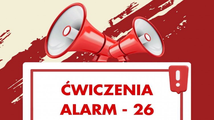Ćwiczenia „ALARM-26” w powiecie nowodworskim. We wtorek zawyją syreny…
