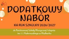 Dodatkowy nabór do Państwowej Szkoły Muzycznej w Malborku. Są jeszcze miejsca na dwa instrumenty