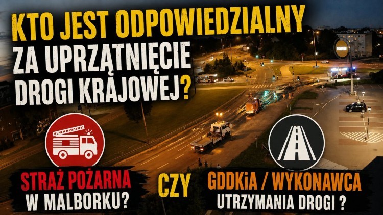 Kto odpowiada za sprzątanie drogi po wysypaniu ładunku? GDDKiA wyjaśnia…