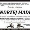 Zmarł Andrzej Madej. Żył 45 lat.