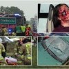 Wypadek masowy - wspólne ćwiczenia strażaków z powiatu malborskiego i sztumskiego. 