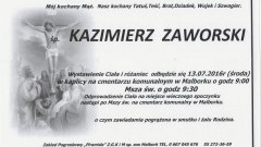 Zmarł Kazimierz Zaworski. Żył 67 lat