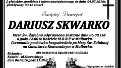 Zmarł Dariusz Skwarko. Żył 46 lat