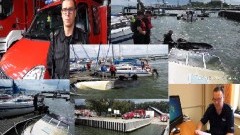 Zatonęła łódź motorowa w Marinie. Nowodworski Raport Służb Mundurowych - 10.08.2016