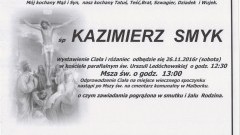 Zmarł Kazimierz Smyk. Żył 59 lat.