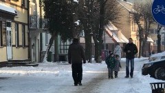 Nowy Dwór Gd. Utrzymanie zimowe dróg i chodników - 10.01.2017   