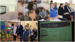 System C-eye, który pozwala chorym "mówić". Jedyna furtka, przez którą mogą komunikować się ze światem zewnętrznym. Spotkanie w OREW Jeziernik podczas, którego przekazano Fundacji WRÓĆ tzw. Cyber-Oko - 10.01.2017