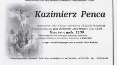 Zmarł Kazimierz Penca. Żył 98 lat.