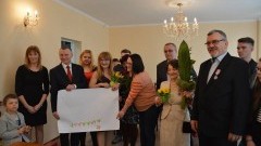 Nowy Dwór Gdański.Państwo Barbara i Józef Okrój świętowali Złote Gody - 01.04.2017