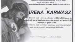 Zmarła Irena Karwasz. Żyła 81 lat.