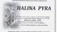 Zmarła Halina Pyra. Żyła 91 lat.