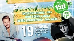 "Żuławskie Lato" – kolejny muzyczny festiwal w Nowym Stawie. Ewa Farna, Jula, Smykiewicz, Sound & Grace i Dawid Kwiatkowski – 19.08.2017