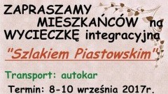 Sołectwo Bronowo. Zapraszamy na wycieczkę integracyjną "Szlakiem Piastowskim"&#8230;