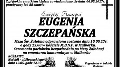 Zmarła Eugenia Szczepańska. Żyła 88 lat.