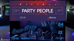 Party People ● music: Cesar ● 23/06 - Turn It Up ● music: Rome B / Lagocky ● 24/06. Club Dołek w Malborku zaprasza