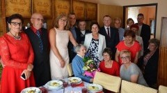 Nowy Dwór Gdański. 96. urodziny Pani Felicji Okrój - 03.07.2017