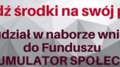 AKUMULATOR SPOŁECZNY – Informacja o możliwości dofinansowania działań mieszkańców powiatu nowodworskiego - 05.07.2017