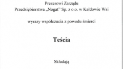 Panu Wojciechowi Zegarek Prezesowi Zarządu Przedsiębiorstwa "Nogat"&#8230;