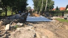 Nowy Dwór Gdański : Rozpoczął się remont ul. Szkolnej - 09.08.2017