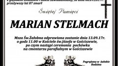 Zmarł Marian Stelmach. Żył 87 lat.