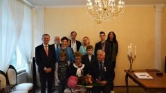 Nowy Dwór Gdański : Medale za Długoletnie Pożycie Małżeńskie dla Państwa Haliny i Kazimierza Bielińskich - 05.10.2017
