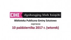 Biblioteka Publiczna Gminy Sztutowo zaprasza na spotkanie Romualdem Koperskim - 10.10.2017