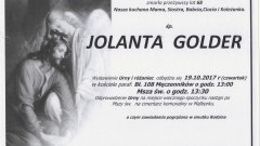 Zmarła Jolanta Golder. Żyła 68 lat.