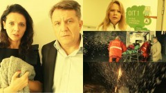 Andżelika Piechowiak, Magdalena Wójcik i Grzegorz Gzyl w teledysku: Fajerwerki, nie widzę tego. Ostrzeżenie dla rodziców