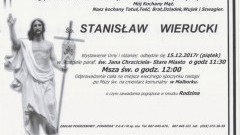 Zmarł Stanisław Wierucki. Żył 77 lat.