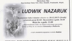 Zmarł Ludwik Nazaruk. Żył 92 lat