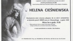 Zmarła Helena Cieśniewska. Żyła 88 lat