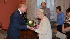 Gmina Nowy Dwór Gdański : 90. urodziny Pani Heleny Gąsiorek - 28.12.2017
