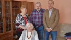 Gmina Nowy Dwór Gdański : 99. urodziny Kazimiery Długołęckiej! - 06.02.2018