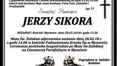 Zmarł Jerzy Sikora. Żył 77 lat