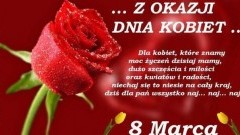 Życzenia Urzędu Gminy Stegna z okazji Dnia Kobiet - 08.03.2018