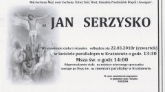 Zmarł Jan Serzysko. Żył 78 lat.