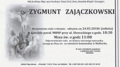 Zmarł Zygmunt Zajączkowski. Żył 78 lat