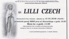 Zmarła Lilli Czech. Żyła 76 lat.